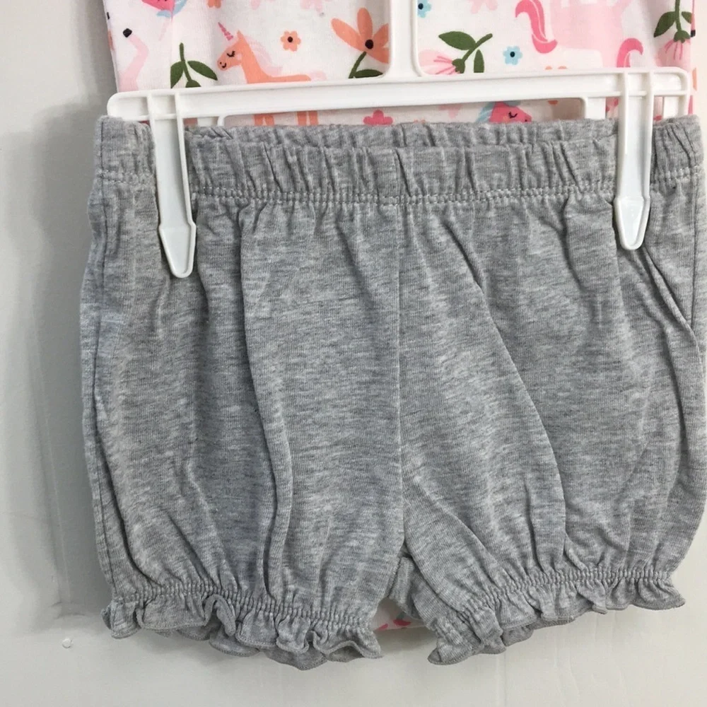Carters Girls Summer Outfit Bundle of 6 Size 6mo EXCELLENT Condition